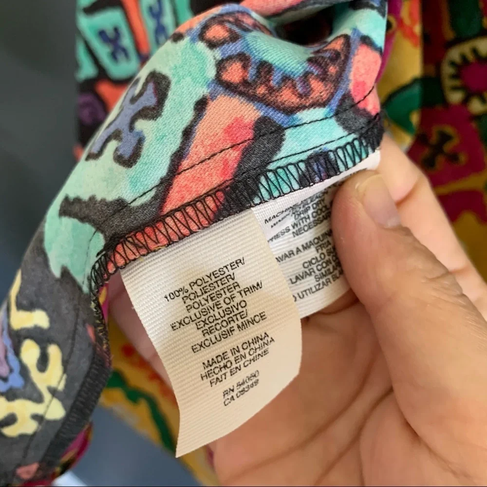 Rachel by Rachel Roy Abstract‎ Aztec Vibrant Colorful Jacket. S - Picture 11 of 11